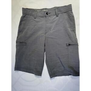 Urban Pipeline Cargo Shorts Womens 16 Reg Gray Striped